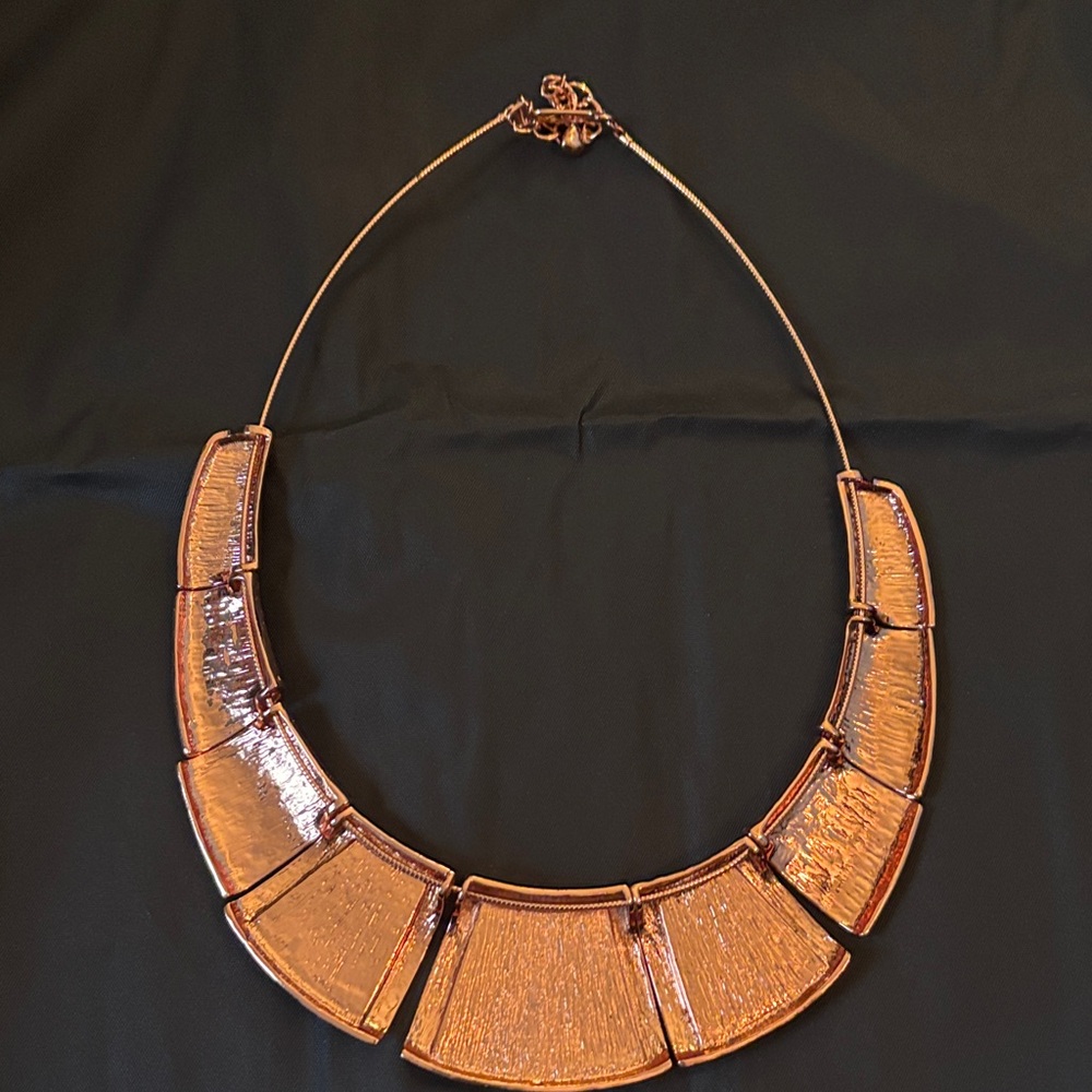 Jay King Brass And Turquoise Statement Necklace - image 4